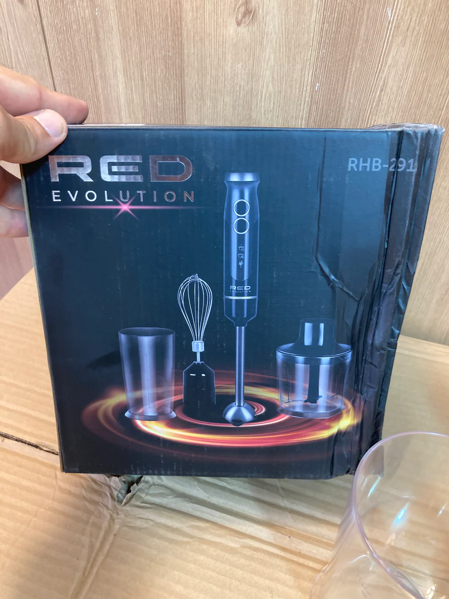 937 4 in 1 Hand Blender Red Evolution