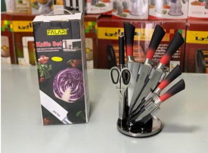 Falari – Stainless Steel knife Set with 9-Piece Set Model: HR621-2