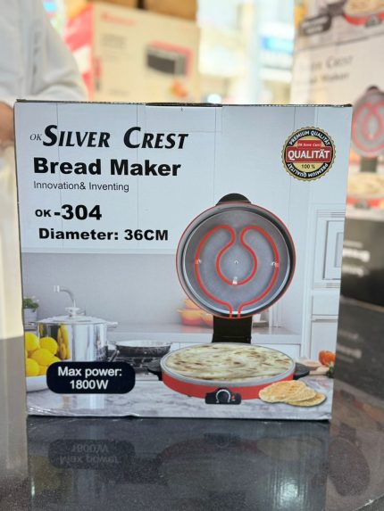 Silver Crest – Electric Bread Maker Diameter: 36CM Max power: 1800W Model: OK-304