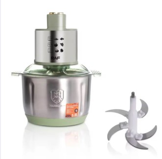 RAF – Electric Food Processer Stainless Steel Bowl with 5.0L, 500 – Model: R.7733