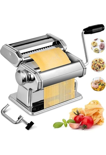 Stainless Steel Pasta Making Machine Manual Noodles Maker