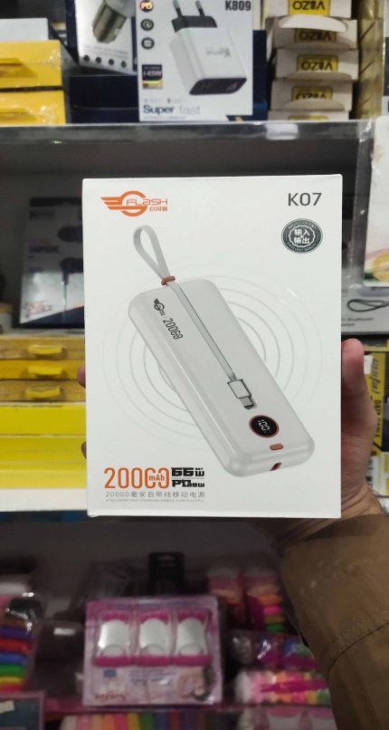 K07 Power Bank 20000mAh 66W PD