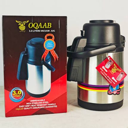 Oqaab 3L Stainless Steel Vacuum Jug