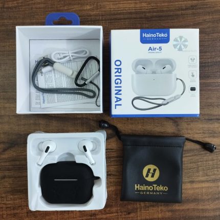 Haino Teko Air 5 earbuds with charging case