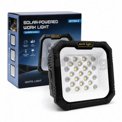 W7120-2 Solar-Powered Rechargeable Work Light