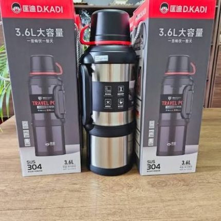 D.Kadi 3.6L Stainless Steel Travel Pot